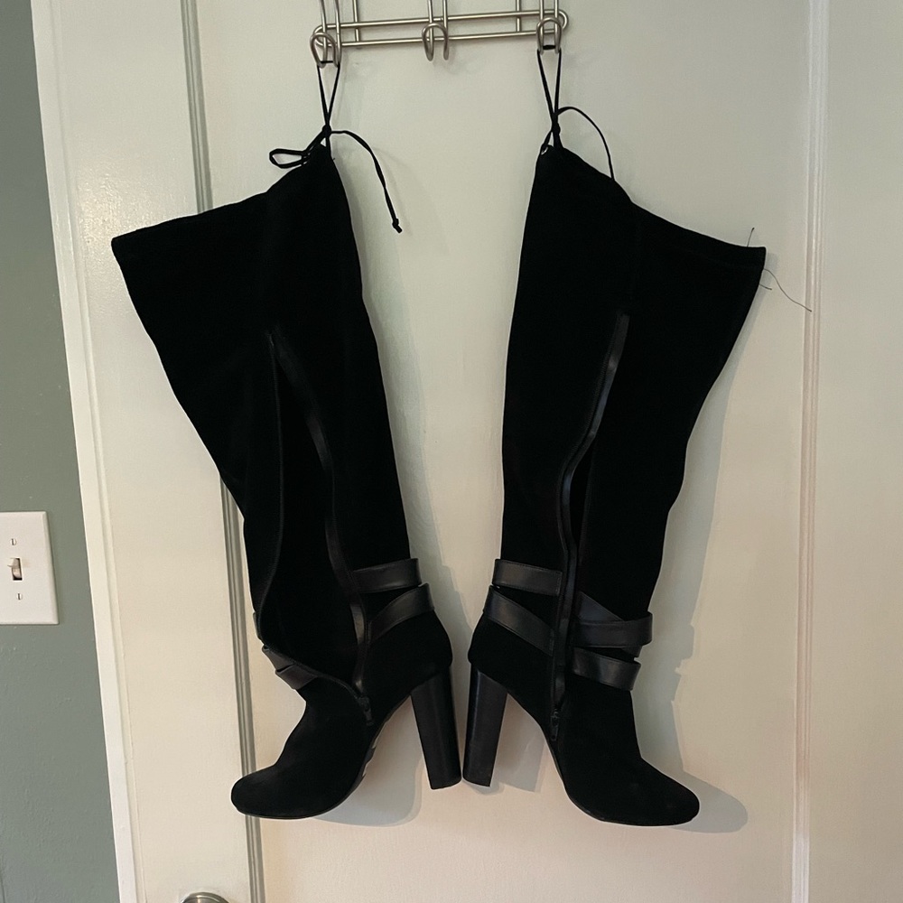 Torrid Black Over the Knee Boots